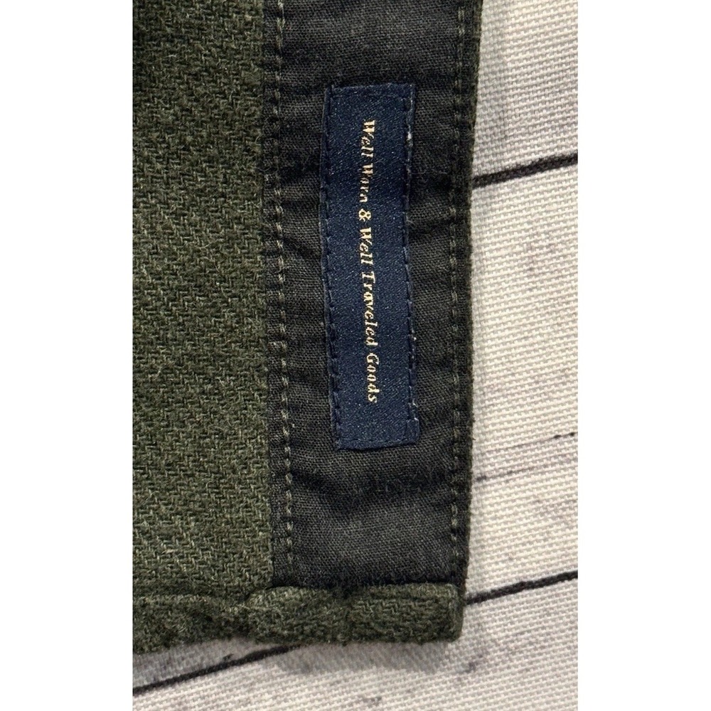 ROARK Mens Nordsman Heavy Flannel Shirt Jacket Sz L Wool Blend Snap Button - Picture 6 of 16